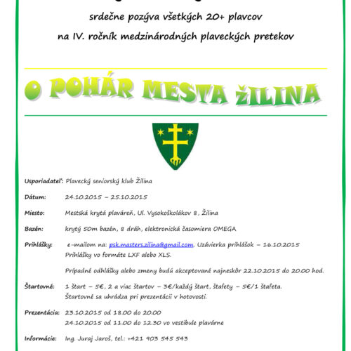20151024 Pohar Mesta Zilina 1